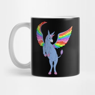 Unicorn donkey with wings Mug